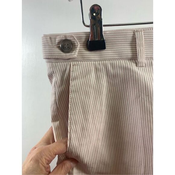 H&M NWT Pink Striped Bermuda Shorts Size 33 R - Picture 4 of 9